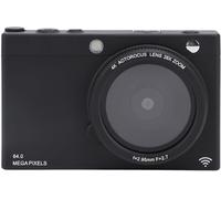 CHECARZHN--NO1-Appareil Photo Numérique 4K Wifi, 64 Mp, Zoom 28X, Mode Beauté, Filtres Rétro, M Au Point Automatique Et M Au Point Manuelle, Interface Trépied, Flash Intégré, Lecteur De