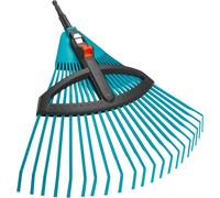 CHECARZHN--NO1-Balai À Gazon Réglable Combisystem De Balai Avec Dents Élastiques Réglables En Plastique, Largeur De Travail 35 À 52 Cm, Travail Sans Oscillation (3099-20)