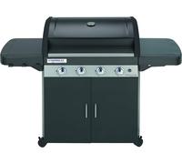 CHECARZHN--NO1-Barbecue À Gaz Class 4 Ld Plus, 4 Brûleurs, Puissance 12.8Kw,Système De Nettoyage Facile Instaclean, Grille Et Plancha En Fonte Double Émaillage, 2 Tablettes Latérales