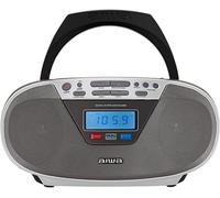 CHECARZHN--NO1-Bbtu-400Sl Radio Cd Portable Avec Bluetooth Et Usb, Écran Couleur, Rds, Fm Pll, Fonction Réveil. Couleur Argent