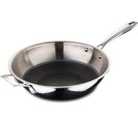 Checarzhn--No1-Bergner Hi-Tech 3 Wok De Cuisine 28 Cm Acier Inoxydable Avec Texture En Nid D'abeille Revêtement 3 Couches Batterie De Cuisine Convient À Tous Les Types De Cuisinières