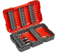 CHECARZHN--NO1-Bit-Box Pour Visseuse À Impact/Percussion Set De 37 Embouts Avec Porte-Embouts Et Clés À Douille Résistantes Aux Chocs, Tiges E C 6.3