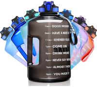 Checarzhn--No1-Botella Deportiva - 2,2 L / 3,78 L Botella De Agua I Botella Deportiva Grande I Sin Bpa I Jarra De Agua Botella De Agua De Un Galón Para Fitness