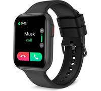 Checarzhn--No1-Bt3 Montre Connectée Femme Homme, 1.69"" Smartwatch Avec Appel Bluetooth, 28 Modes Sportifs, Podometre/Fréquence Cardiaque/Sommeil, Etanche Ip68, Fitness Tracker Pour Android Ios, Noir