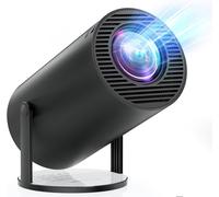 CHECARZHN--NO1-[Built-In Apps & Android 11.0] Mini Videoprojecteur 4K Projecteur 18000 Lux Soutien 180° Rotation Et Trapèze Automatique, Portable Projecteur Extérieur Compatible Avec La Clé Tv/Window