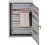 CHECARZHN--NO1-Burg Wachter Kc100H Armoire À Clés Robuste À Double Porte, Gris, 100 Crochets