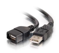CHECARZHN--NO1-Câble D'Extension Usb 2.0 A De 2 M - Noir - Câbles Usb (2 M, Usb A, Usb A, 2.0, Male Connector / Female Connector, Noir)