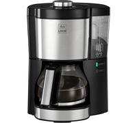 CHECARZHN--NO1-Cafetière Filtre Look V Perfection 1,25L Noir, Cafetière Programmable, Fonction Aromaselector, Fonction Maintien Au Chaud, Porte-Filtres 1X4, 10 Tasses,1025-06,1080W