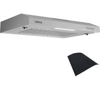 CHECARZHN--NO1-Cbcs6903 Hotte Aspirante 60Cm - Hotte Sous Meuble Avec Évacuation Et Recyclage - Filtre Charbon Cb 001 Inclus - Inox
