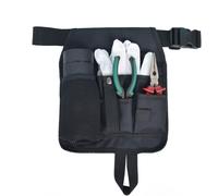 CHECARZHN--NO1-Ceinture Porte-Outils, Ceinture Technique Multifonctionnelle Pour Électricien, Sacs Pour Outils De Jardinage Imperméable En Oxford Pour Électricien Menuisier Ouvrier Du Bâtiment(Noir)