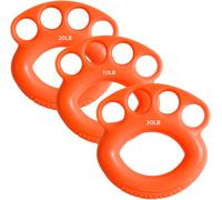 Checarzhn--No1-Cercle De Préhension Des Doigts Renforcement De La Pr Des Doigts Kit Mas Forme Rugby Creux Exercices À 4 Doigts Récupération Des Mains - 3pcs (10 Livres + 20 Livres + 30 Livres)