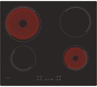 CHECARZHN--NO1-Ch64Ccb/4U2 -Plaque Table De Cuisson Vitrocéramique - 60Cm, 4 Feux, 6500W, Noir, 10 Niveaux De Puissance, Central Control, Bord Droit, imum De Flexibilité