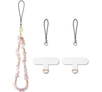 Checarzhn--No1-Chaîne De Téléphone Portable Dragonne De Téléphone En Perles Bracelet Pendentifs Pour La Plupart Des Smartphones Anti Perte Avec Patch Ultra Fin