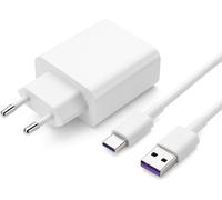 Checarzhn--No1-Chargeur Flash Rapide Pour Huawei D'origine Hw-090200eh0 2a Qc + Câble De Charge Type C Usb Huawei P20/P20 Lite/P20 Pro/P10/P10plus/P9/Mate 20/Mate20 Lite Avec Chiffon De Nettoyage Mung