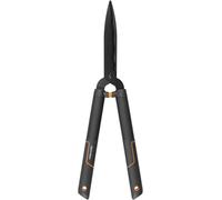 CHECARZHN--NO1-Cisaille À Haie Singlestep, Lame Ondulée, Lames En Acier, Longueur 58 Cm, Noir Mat, Hs22, 1001433