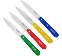 Checarzhn--No1-Coffret De 4 Couteaux D'office N°112 - Lame En Acier Inoxydable 10 Cm - Idéal En Cuisine - Garanti À Vie - Fabrication França - Couleurs Classiques