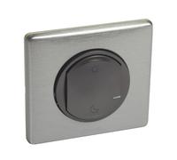 CHECARZHN--NO1-Commande Lever/Coucher Pour Installation Connectée Céliane With Netatmo Avec Plaque Métal Tungstène