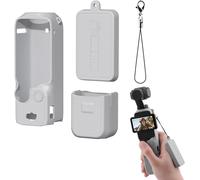 CHECARZHN--NO1-Coque De Protection En Silicone Pour Dji Osmo Pocket 3 - Housse De Protection En Silicone Pour Cardan Et Caméra D'Action - Gris
