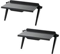 CHECARZHN--NO1-cran Réglable Étagère, 2 Pièces Étagère Supérieure De L'Écran, Étagère Supérieure De Télévision, Pour Le Montage Sur Des Écrans D'Ordinateur De Bureau Ou Des Télév urs Pour Contenir De