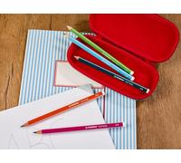 Checarzhn--No1-Crayon Graphite - Trio Thick - Lot De 12 Crayons Larges 2b - Orange