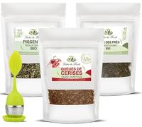 Checarzhn--No1-Cure Élimination & Minceur Avec Infuseur Infusion Drainante Et Amincissante, Queues De Cer S, Reine Des Prés Bio, Pissenlit Bio, Booste Métabolisme, Détox, Aide Perte De Poids,