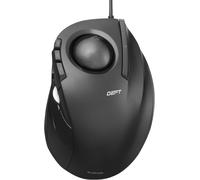 CHECARZHN--NO1-Deft M-Dt2Urbk Souris Trackball Filaire Avec Contrôle Des Doigts, Fonction 8 Boutons Avec Suivi Fluide, Design Ergonomique, Windows11, Macos