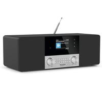 CHECARZHN--NO1-Digitradio 4 C - Radio Numérique Stéréo (Dab+, Fm, Écran Couleur, Streaming Audio Bluetooth, Pr Casque, Entrée Aux, Radio-Réveil, Écran Oled, 20 Watts Rms, Haut-Parleur Elac) Noir