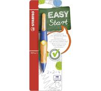 Checarzhn--No1-Easyergo 1.4 - Porte-Mine Ergonomique - 1 Stylo + 3 Mines Hb - Gaucher - Orange/Bleu