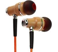 CHECARZHN--NO1-Écouteurs Nrg 2.0 Haute Qualité En Bois Véritable Intra-Auriculaire Isolation Phonique ÉcouteursCasque Avec Technologie De Protection Innovante Câble Et Micro (Orange)