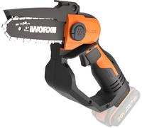 CHECARZHN--NO1-Élagueuse Mini Tronçonneuse Sans Fil 20V Wg324E.9, Guide 12 Cm, Largeur Coupe 10 Cm, Idéale Pour Élagage, Taille, Ébranchage Et Tronçonnage, Capot De Protection, Version Sans Batterie