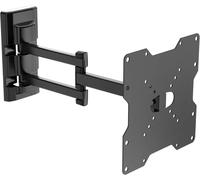 CHECARZHN--NO1-Flatstyle Fdr200 Support Tv Mural À Double Rotation, Support Pour Tv À Écran Plat De 26"" À 45"", Support Vesa 50-75-100-200, Portée 25 Kg, Noir