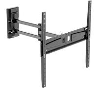 CHECARZHN--NO1-Flatstyle Fdr400 Support Tv Mural À Double Rotation, Support Pour Tv À Écran Plat De 40"" À 65"", Support Vesa 200-300-400, Portée 35 Kg, Noir
