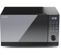 CHECARZHN--NO1-Four Micro Ondes Combiné 25 Litres Noir, Commandes Entierement Numérique Sans Plateau Tournantyc-Gc52Feb