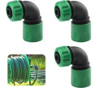 CHECARZHN--NO1-Gardena Lot De 3 Raccords 1/2"" - Raccord De Tuyau D'Arro À 90 Degrés - Adaptateur Rapide Coudé Pour Arro De Jardin, Ro et D'Extérieur, Lavage De Voiture