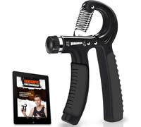 Checarzhn--No1-Grip Strengthener - 5-60kg - Exerc Ur De Main Réglable Pour Avant-Bras Avec E-Book Pour Améliorer La Force Et La Rééducation De La Pr En Main - Exerc Ur De Rééducation Pour Main Et Bra
