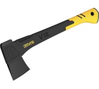 CHECARZHN--NO1-Hache De Survie V18 ¿ Hachette Bois Bucheron De 45 Cm Merlin Bois Fendre Manche Ergonomique En Composite Fibre De Verre Avec Grip En Caoutchouc Tpr Étui De Transport Inclus (Lx-V