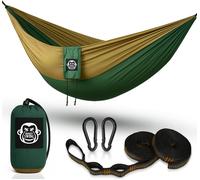 Checarzhn--No1-Hamac Ultra Léger I Très Confortable I Accessoires Compris I Portable Siège Pour Jardin, Camping, Voyage, Plage, Forêt, Loisirs (275 X 140 Cm)