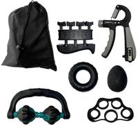 Checarzhn--No1-Hand Grip Pour Les Mains À 6 Composants, Sport Musculation, Rédu Z Le Stress Et Améliorez Votre Dextérité Dans Un Seul Kit