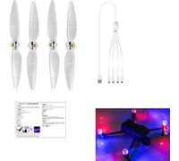 Checarzhn--No1-Hélices De Lumières Led Pour Drone Dji Air 3 Vol De Nuit Flash Paddle Blade Low No Prop Accessoires-Lichifit