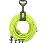 CHECARZHN--NO1-Hfzg12050Qn Kit De Tuyau D'Arro Avec Fixations À Connexion Rapide, 1,3 Cm X 15,2 M, Très Résistant, Léger, Sans Danger Pour L'Eau Potable