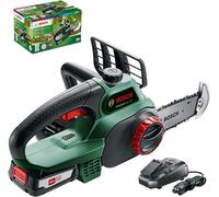 CHECARZHN--NO1-Home And Garden Tronçonneuse Sans Fil - Universal Chain 18 (Livrée Avec 1 Batterie 18V - 2,5Ah, Huile 80 Ml, Système 18V, Longueur De Guide 20Cm) Vert