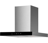 CHECARZHN--NO1-Hotte Aspirante/Hotte Murale 60 Cm/Boîtier En Acier Inoxydable Avec Façade En Verre Noir/Fonction Évacuation Et Recyclage De L'Air/Sira / 190030006002-20 / A++ / 57,8 ¿ 67 Db