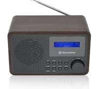 CHECARZHN--NO1-Hra-700D+/Wd Tragbares Radio Vintage Digital Dab/Dab+ / Fm Funktioniert Mit Netzwerk Oder Batterien, Kopfhöreranschluss, Retro-Radio Für Zuhause Und Küche, Wecker Mit Dual-Alarm, Holz