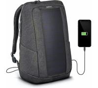 CHECARZHN--NO1-Iconic Sac À Dos Avec Panneau Solaire Intégré De 7 Watts Recharge Des Appareils Via Le Port Usb Compartiment Pour Ordinateur Portable 20 Litres Textile Recyclé Imperméable
