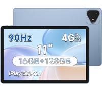 CHECARZHN--NO1-Iplay60 Pro Tablette Android 14 - Tablette 11'' Fhd 1920X1200 90Hz - Mtk G99 Octo-Core - 16Go + 128Go/1,5To, Wifi + 5G Lte Dual Sim, 4 Haut-Parleurs, 7000Mah, Widevine L1, Gps, Bleu