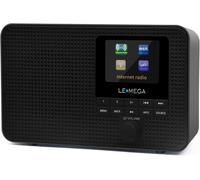 CHECARZHN--NO1-Ir1 Radio Internet Wifi Portable, Radio Numérique Dab/Dab+/Fm, Haut-Parleur Bluetooth, Double Réveil, Minuterie Sommeil, 60 Préréglages, Sortie Casque, Écran Couleur ¿ Noir Finition