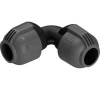 CHECARZHN--NO1-Jonction En L 25 Mm De Raccord De Tuyau Pour Changement De Direction Du Tuyau De Pose, 25 Mm, Compatible Avec Les Tuyaux De Pose 25 Mm De , Montage Sans Outils (2773-20)