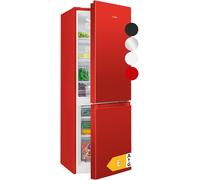 CHECARZHN--NO1-Kg320, Réfrigérateur Et Congélateur 175L, Contrôle De La Température En Continu, Charnières De Porte À Droite, Interchangeables, Pieds Réglables, Rouge