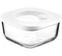 Checarzhn--No1-Kitchen Active Design, Store&more Glass, Récipient Hermétique En Verre Pour Réfrigérateur/Congélateur/Four À Micro-Ondes (S) - Transparent, 12 X 12 X H6,3 Cm 410 Cc - 11330011