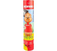 Checarzhn--No1-Kolores Jumbo Twist & Turn 12 Crayons De Couleur Épais, Écologiques, 100% Certifiés Fsc, Avec Mine Tendre Et Forme Triangulaire, Ensemble De 12 Couleurs Et Taille-Crayon